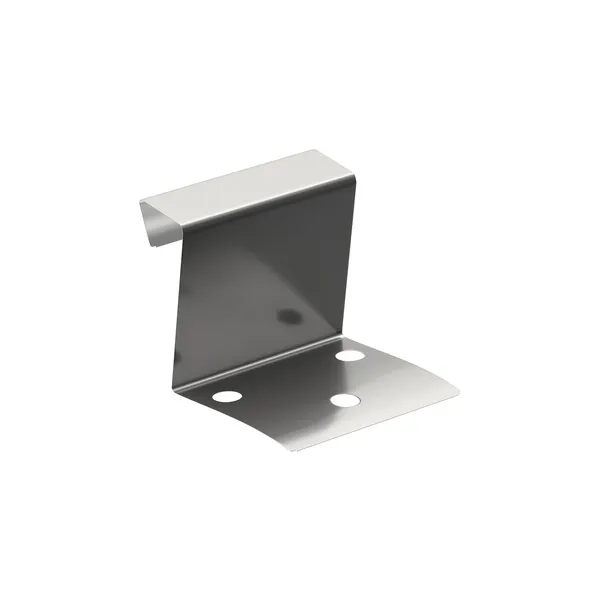 Bilka Clema fixa inox 25 mm (prindere falt vertical)