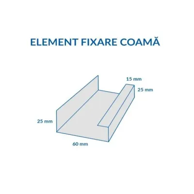 Element fixare coamă