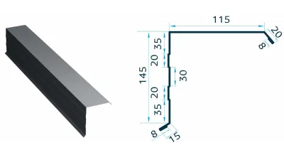 Bordură fronton 2m 312