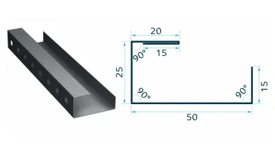 Grilă ventilare coamă canto 2m 332